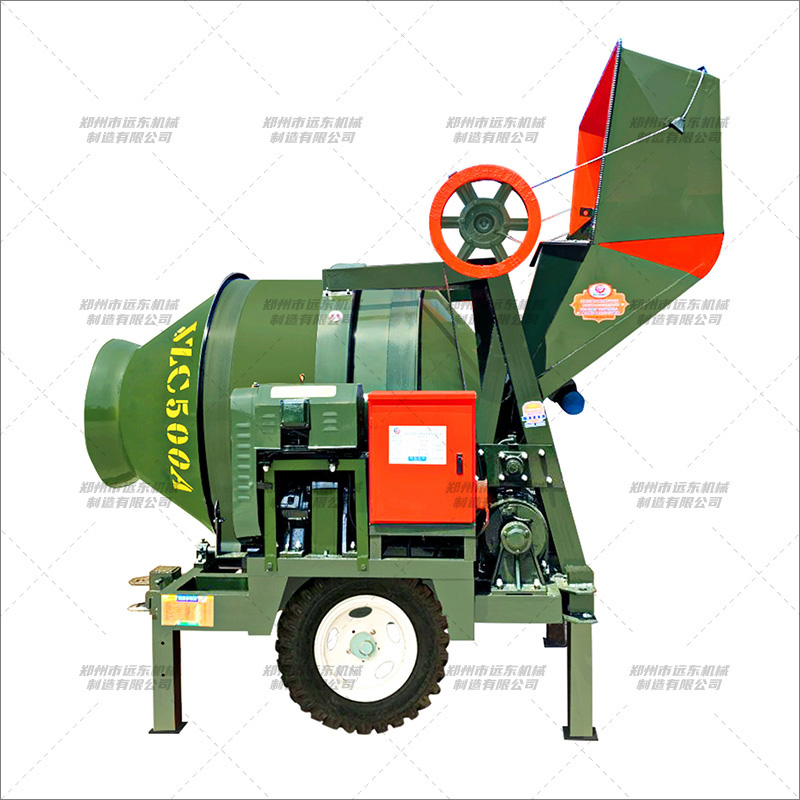 JZC350型中齒圈滾筒攪拌機(圖3) JZC350型中齒圈滾筒攪拌機(圖3)