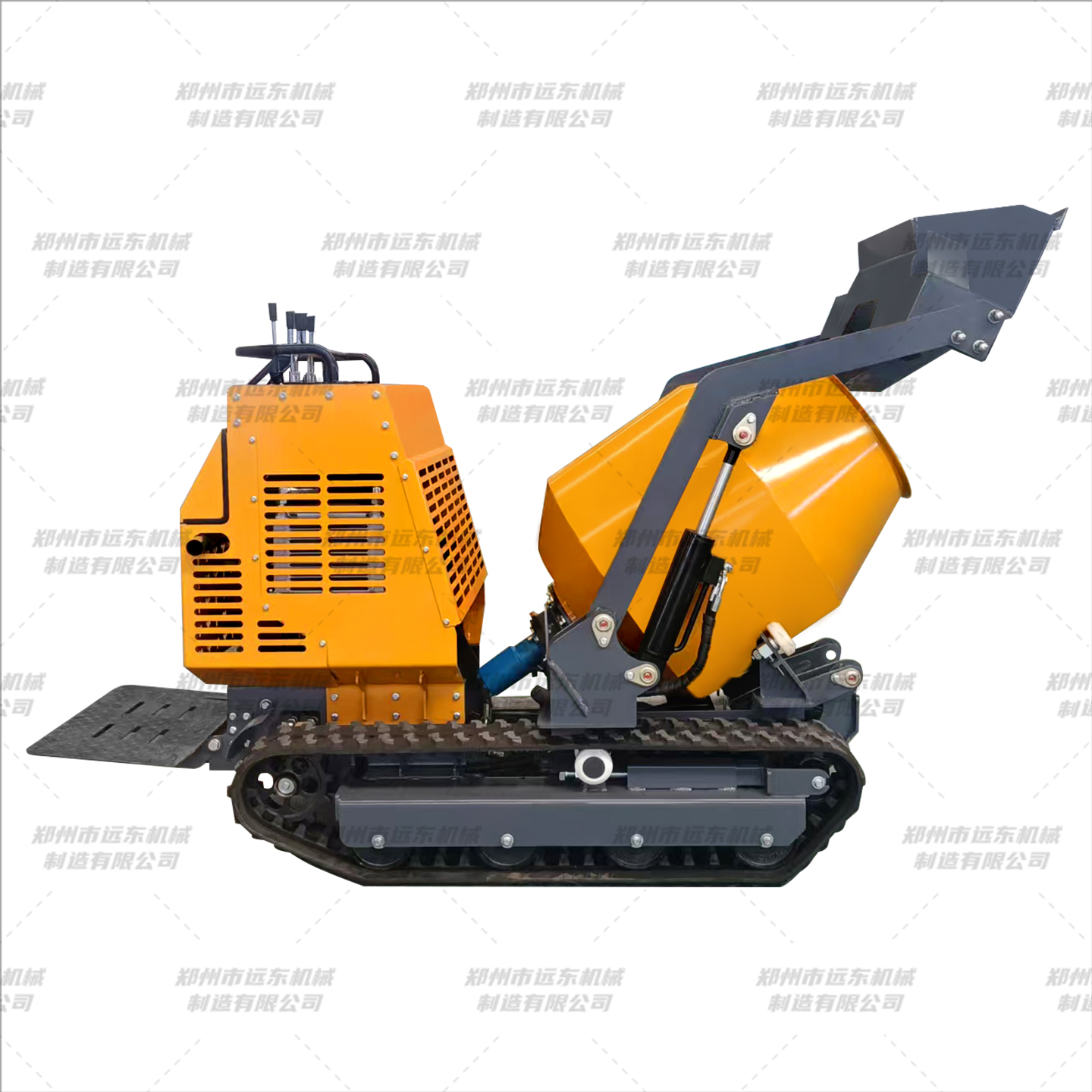 液壓履帶式攪拌車(圖4) 液壓履帶式攪拌車(圖4)